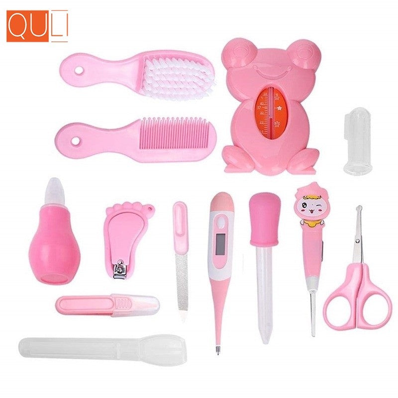 Kit de higiene para bebé, Kit de cuidado para recién nacido, termómetro, cortaúñ