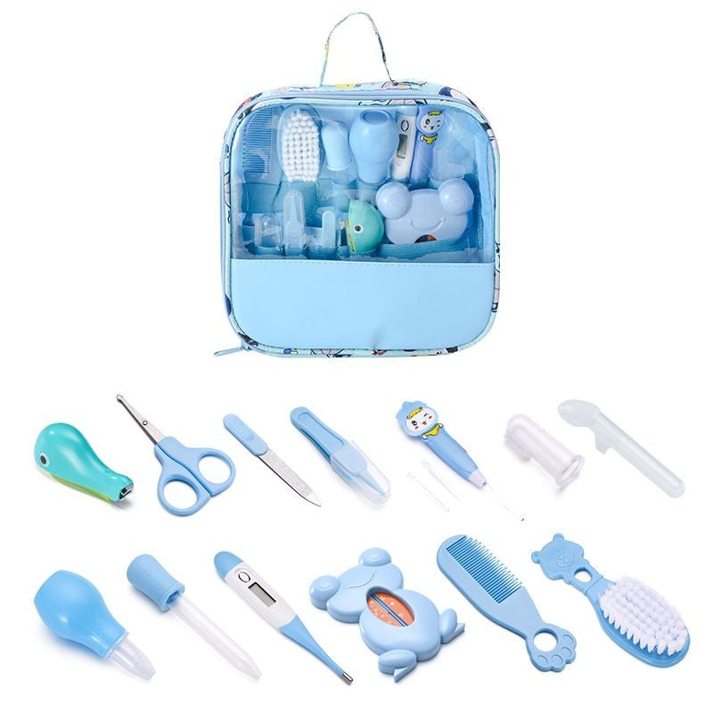 Kit de higiene para bebé, Kit de cuidado para recién nacido, termómetro, cortaúñ