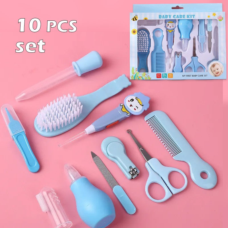 Kit de higiene para bebé, Kit de cuidado para recién nacido, termómetro, cortaúñ