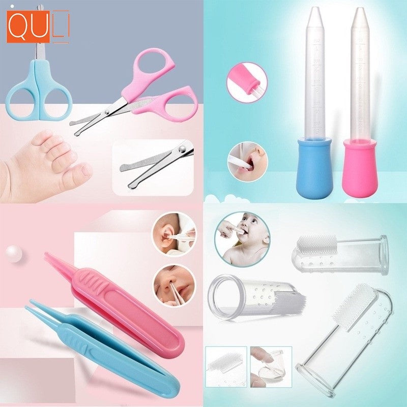 Kit de higiene para bebé, Kit de cuidado para recién nacido, termómetro, cortaúñ
